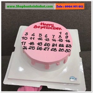 Bánh Sinh Nhật Cuốn Lịch - CL136